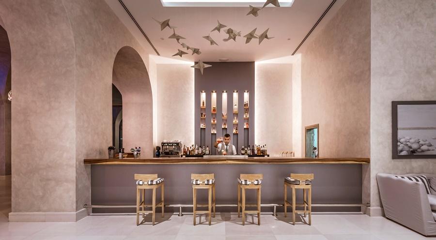 Mitsis Selection Alila Faliraki Exterior foto The bar at the spa