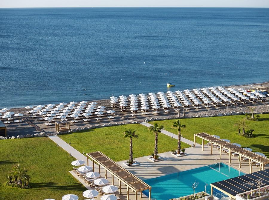 Mitsis Selection Alila Faliraki Exterior foto Beach at the hotel