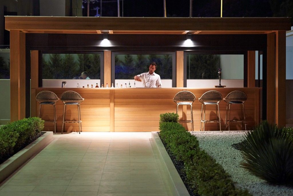Mitsis Selection Alila Faliraki Exterior foto The bar at the pool